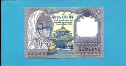 NEPAL - 1  Rupee - ND ( 1991 -  ) - P 37 - Sign. 12 - UNC. - King Birendra Bir Bikram - 2 Scans - Nepal