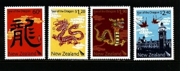 NEW ZEALAND - 2012  YEAR OF THE DRAGON  SET  MINT NH - Unused Stamps