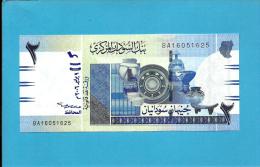 SUDAN - 2  SUDANESE POUNDS - 2006 - P 65 - UNC. - 2 Scans - Sudan