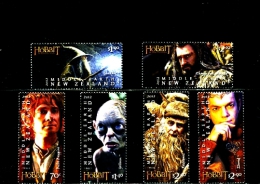 NEW ZEALAND - 2012  THE HOBBIT  PART ONE  SET  MINT NH - Nuevos