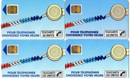 TELECARTES CORDONS Bleus  (lot De 4)  LOT 1 - Cordons'