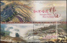 HONG KONG 2015 - World Héritage En Chine 4 , Les Terrasses Honghe Hani Rice - BF Neuf // Mnh - Neufs