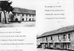 CHATEAUNEUF-DE-RANDON L'HOTEL DE LA POSTE ET DES VOYAGEURS POMPE A ESSENCE - Chateauneuf De Randon