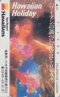 Télécarte Japon / 110-011 - HAWAII - FEMME En Costume Traditionnel - SEXY GIRL Japan Phonecard  - USA Rel. - 174 - Mode