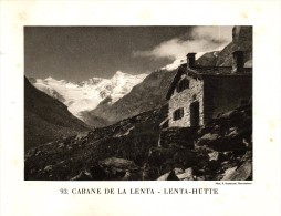 Original Ansicht Von 1927 , Lenta - Hütte , Vals , Zervreila , Bodan , Ca. 20x13 , Berghütte !!! - Vals