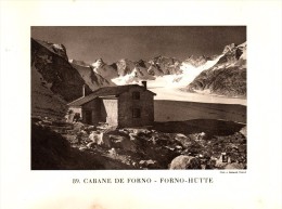 Original Ansicht Von 1927 , Forno - Hütte , Maloja , Vicosoprano , Ca. 20x13 , Berghütte !!! - Vicosoprano