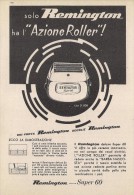 # ELECTRIC SHAVER REMINGTON 1950s Advert Pubblicità Publicitè Reklame Razor Rasoio Rasoir Rasuradora - Lames De Rasoir