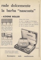 # ELECTRIC SHAVER REMINGTON 1950s Advert Pubblicità Publicitè Reklame Razor Rasoio Rasoir Rasuradora - Lames De Rasoir