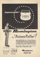 # ELECTRIC SHAVER REMINGTON Type3 1950s Advert Pubblicità Publicitè Reklame Razor Rasoio Rasoir Rasuradora - Razor Blades