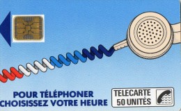 TELECARTE CORDON Bleu  SC4 AE ON  50U + Variété   LOT 3 - Telefonschnur (Cordon)