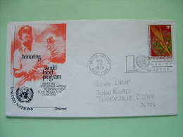 United Nations - New York - 1971 - FDC Cover - World Food Program - Wheat And Globe - FAO - Storia Postale