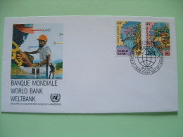 United Nations - New York - 1989 - FDC Cover - World Bank - Energy Nature Agriculture - Cartas & Documentos