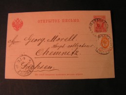 == Russland   Karte 1891 - Stamped Stationery