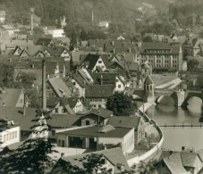 Rarität Calw Stadtmitte Mit Fabrikanlagen Schornstein Sw 22.1.1954 - Calw