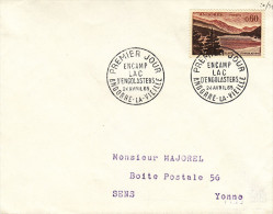 Lac - Andorre Français - Lettre De 1965 - Oblitération Andorre La Vieille - Storia Postale