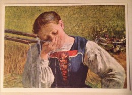 Schweizerische Nationalliga Fur Krebsbekampfung - Giovanni Segantini: 1890 Die Graubundnerin - Risch-Rotkreuz