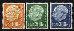 Saar,426-28,o,gep. - Used Stamps