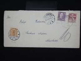 DANEMARK - Enveloppe De Svendborg Pour Marstal En 1944 Taxée - à Voir - Lot P7974 - Covers & Documents
