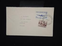 COCOS - Enveloppe Des Iles Cooks Pour La France En 1983 Avec étiquette De Douane Au Dos - à Voir - Lot P7982 - Kokosinseln (Keeling Islands)