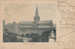 E08 - POST CARD    - GLASGOW CATHEDRAL - Del 21 Ottobre 1901 Da Glasgow A Trecella -MI- (I) ...leggi  .... - Sutherland
