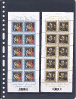 Belgie -Belgique 3332/33 Velletje Van 10 Postfris - Feuillet De 5 Timbres Neufs  -  Kerstmis En Nieuwjaar 2004 - Zonder Classificatie