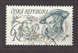 Czech Republic 1994 Gest ⊙ Mi 33 Sc 2914 UNESCO Georgius Agricola 1494-1555.Tschechische Republik - Gebraucht