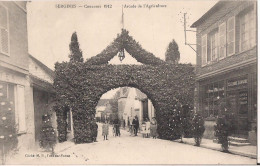 SERGINES CONCOURS 1912  ARCADE DE L'AGRICULTURE CPA ANIMEE - Sergines