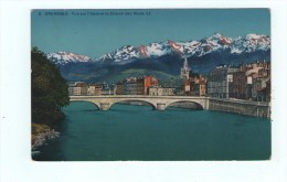 CPA GRENOBLE  Vue Sur L'Isère Et La Chaîne Des Alpes - Claix