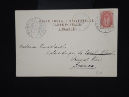 FINLANDE - Cp Voyagée En 1902 Pour Paris - Aff. Plaisant - à Voir - Lot P8014 - Briefe U. Dokumente