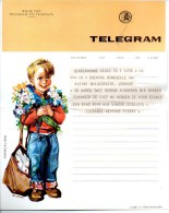 Telegram Telegramme Message Telegramm 1964 Huwelijk Marriage Mariage Heirat Belgie Belgique Belgium Belgien - Other