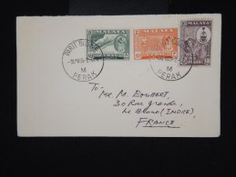 MALAISIE- Enveloppe De Perak  Pour Paris En 1965 - Aff. Plaisant - à Voir - Lot P8020 - Malaysia (1964-...)