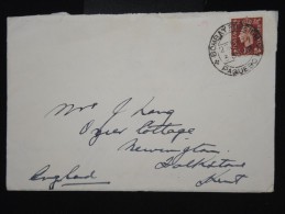 GRANDE -BRETAGNE - Obl " Bombey Foreign Paquebot 1939" Sur Enveloppe Pour GB - Aff. Plaisant - à Voir - Lot P8022 - 1936-47 Koning George VI