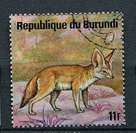 (CL 7 - P25) Burundi Ob N° 665 ( Ref. Michel Au Dos) - Fennec - - Ungebraucht