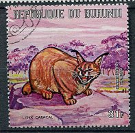 (CL 7 - P25) Burundi Ob PA N° 212 ( Ref. Michel Au Dos) - Lynx Caracal - - Unused Stamps