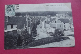 Cp Sartrouville  Rue De L'eglise - Sartrouville