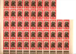 1947 Masque 100 Francs, 46 X 295**, Cote 425 €, - Unused Stamps