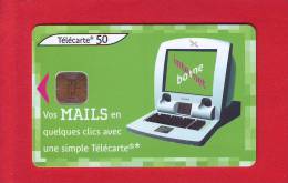 853 - Telecarte Publique Borne Internet Mails (F1224A) - 2002