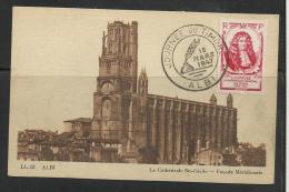 France Journée Timbre 1947 Albi Cathédrale Sainte Cécile - Sin Clasificación