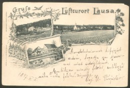 LAUSA OLD POSTCARD 1897 - Wermsdorf