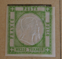 ITALIA 1861 - MEZZO TORNESE MH* - Neufs