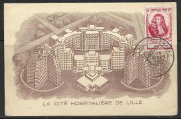 France Journée Timbre 1947 26 Lille Cité Hospitalière - Non Classés