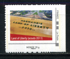 LAND OF LIBERTY ( SCOUTS 2011 ) .  Adhésif Neuf ** . Collector " 70eme ANNIVERSAIRE DU DEBARQUEMENT " - Collectors
