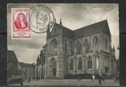France Journée Timbre 1947  40 Rennes Eglise Saint Aubin Et Basilique Notre Dame De Bonne Nouvelle - Non Classés