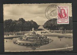 France Journée Timbre 1947  49 Versailles Le Bassin De Latone  Le Tapis Vert & Le Grand Canal - Sin Clasificación