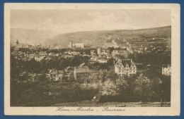 Hann.-Münden Panorama Mit Welfenschloß Gelaufen Als Feldpost 1918 (AK4) - Hannoversch Muenden