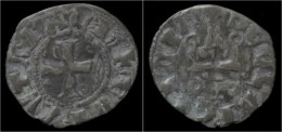 Crusader Archaia Philipp Of Tarent Billon Denier No Date - Andere & Zonder Classificatie