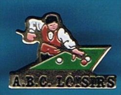 PIN´S //  ** A.B.C. ** LOISIRS BILLARD ** - Billares