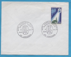 FRANCE LETTRE 1971 N° 1682 (YT) ENVELOPPE AVEC CACHET 1ER JOUR D'EMISSION AIDE FAMILIALE RURALE - Lettres & Documents