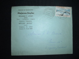 LETTRE TP CANALISATION DE LA MOSELLE 3F OBL.9 2 65 REDANGE-sur-ATTERT + MAJERUS SEYLER - Storia Postale