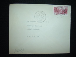 LETTRE POUR LA FRANCE TP PONT GRANDE DUCHESSE CHARLOTTE 3F OBL.31 1 67 WILTZ - Cartas & Documentos